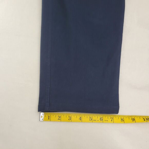Lululemon Mens 32X27 True Navy ABC Crop Pant Relaxed Utilitech Stretch Casual - Picture 7 of 14